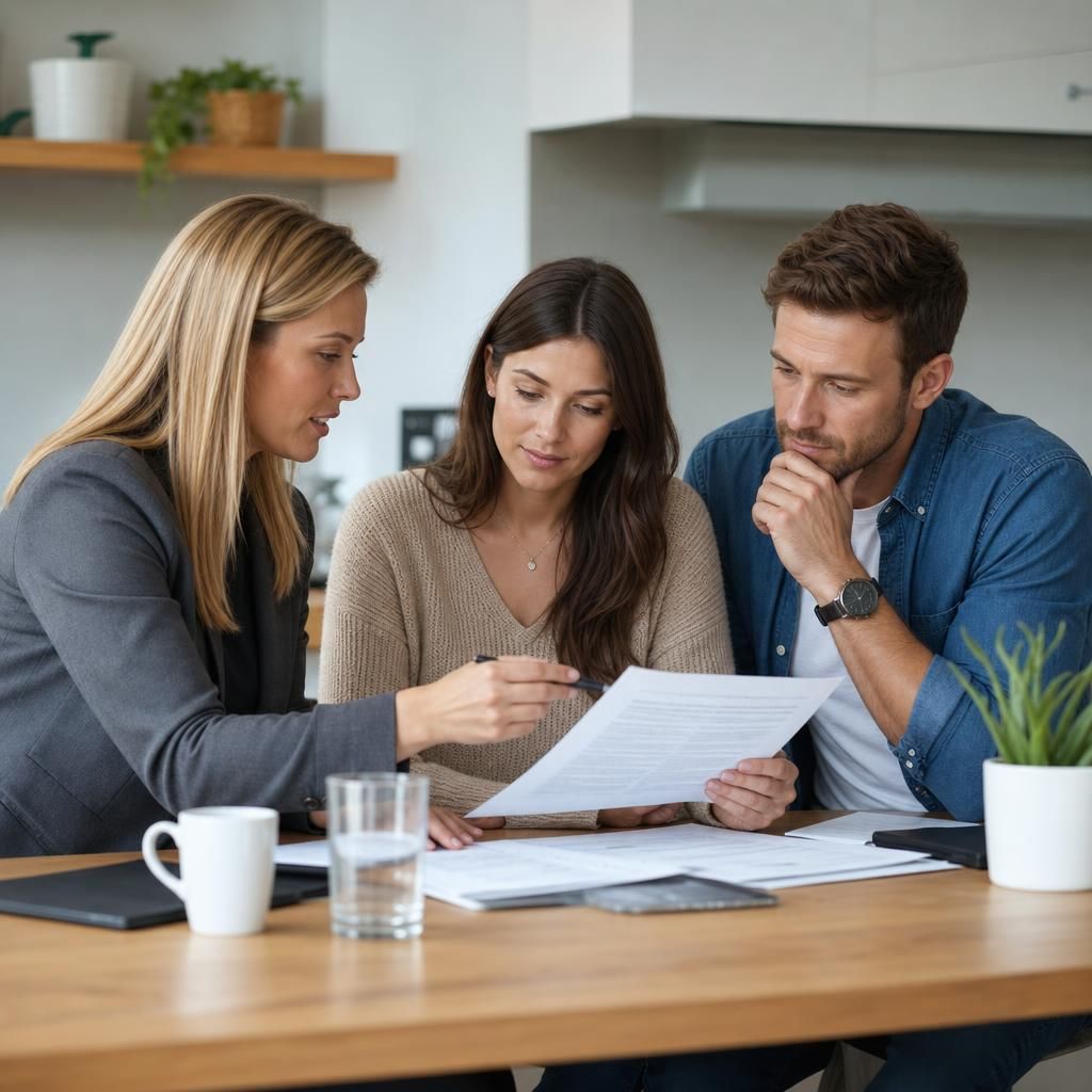 A clear contract signing handshake between buyer and seller