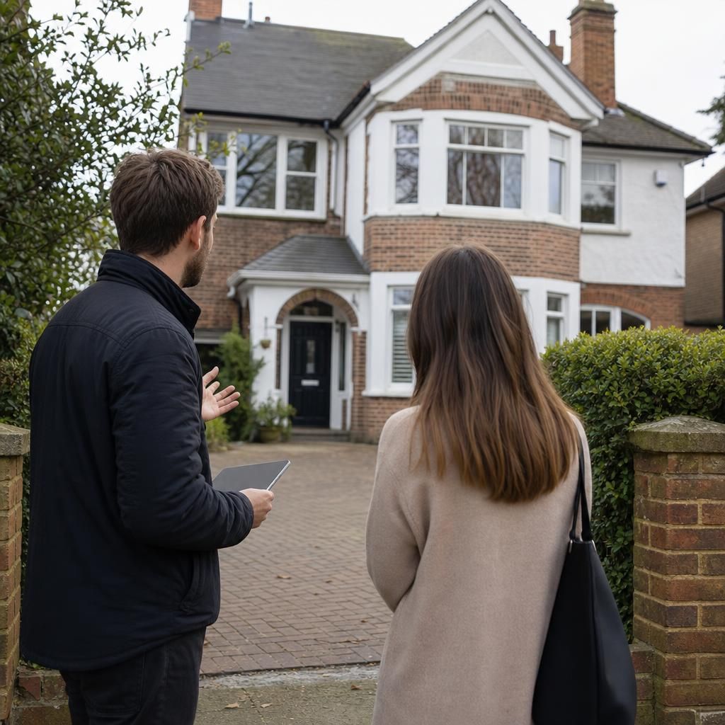 Urban residential houses in the UK