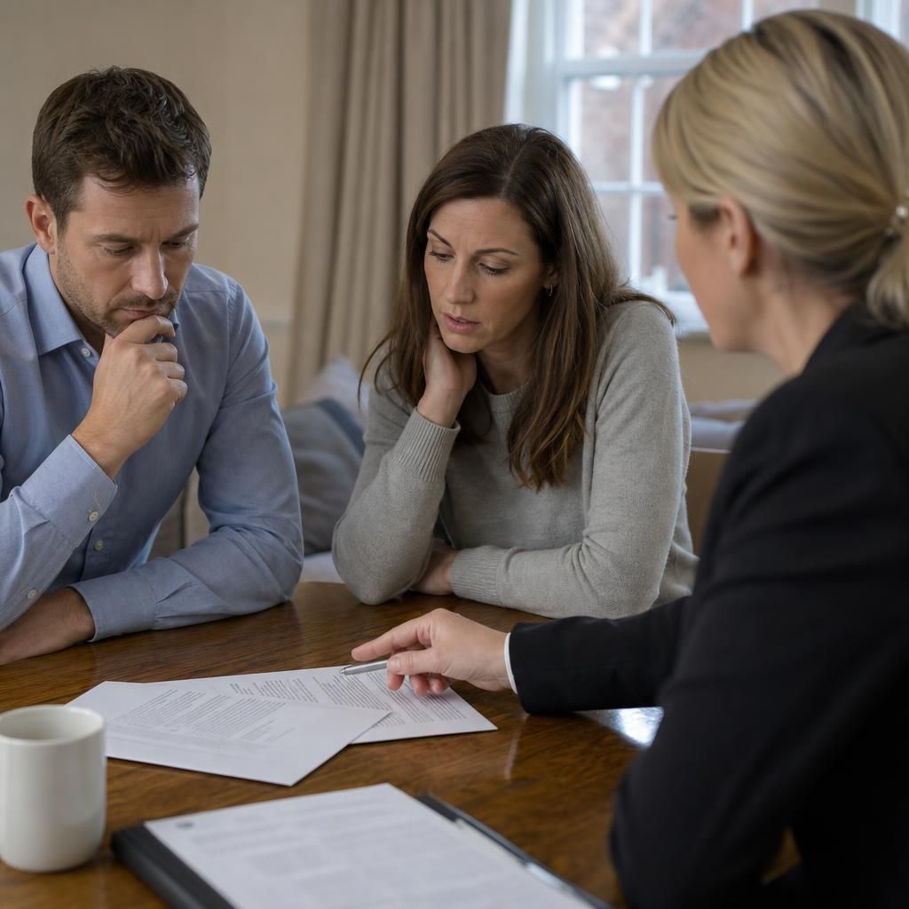 Solicitor providing legal advice