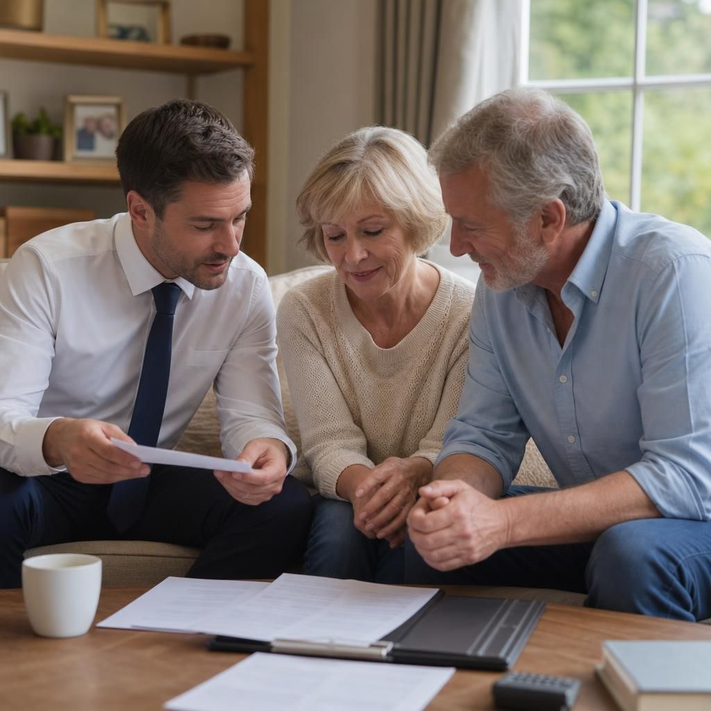 Siblings finalising house sale
