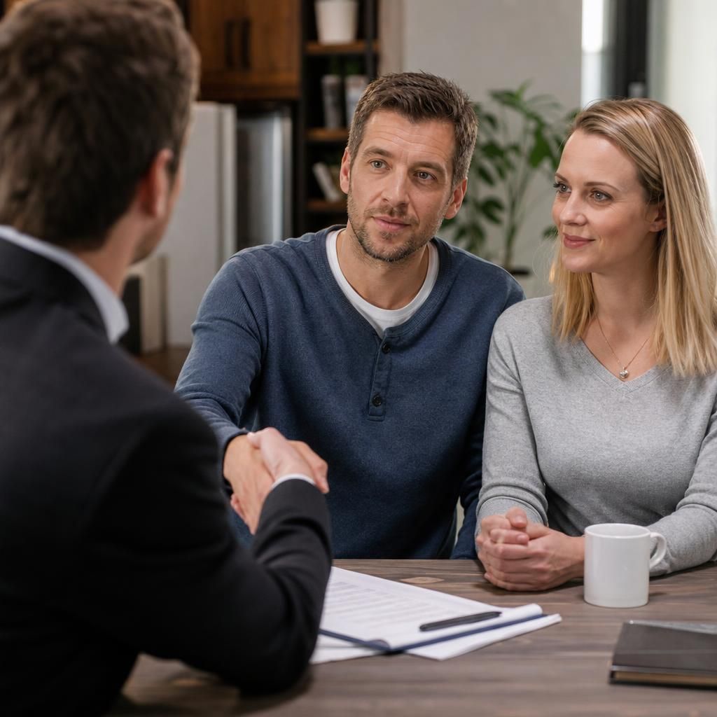 Happy solo homeowner post-divorce