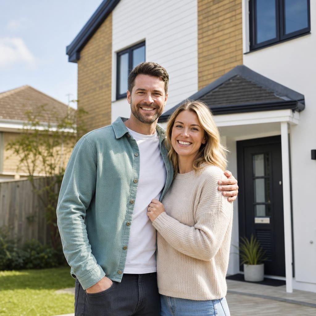Estate lawyer working with couple