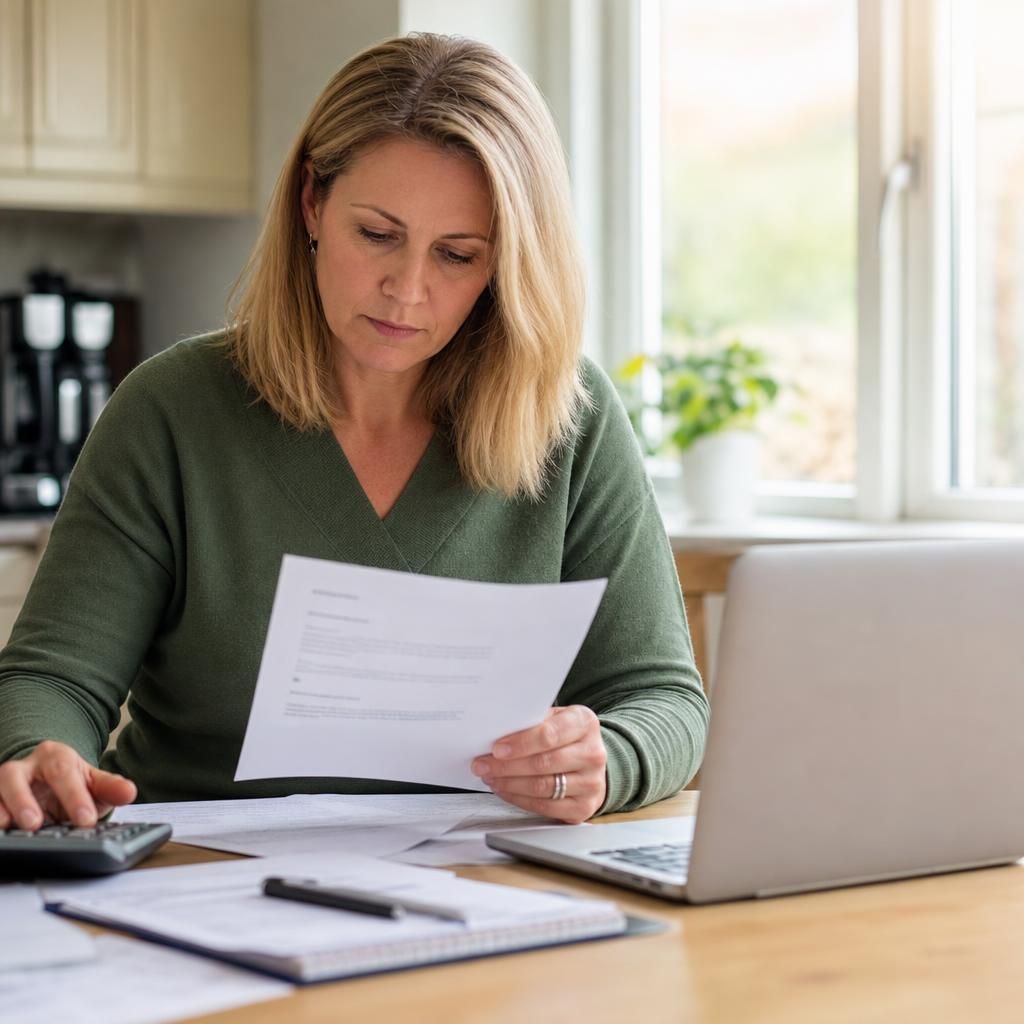 Homeowner holding legal documents