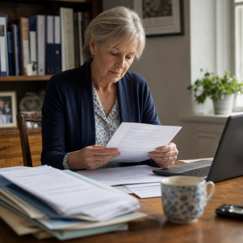 Solicitor advising a client