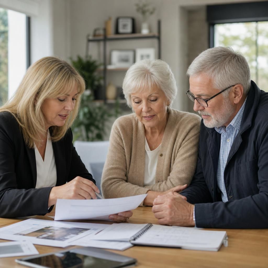 Professional conducting a property valuation