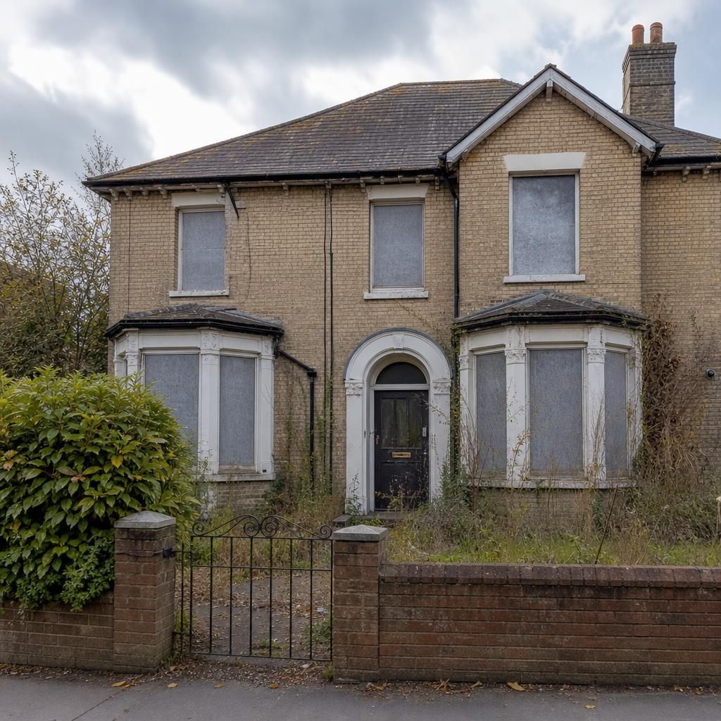 A vacant house awaiting probate
