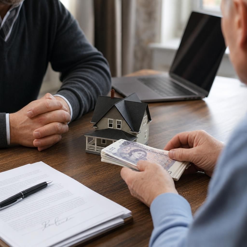 Secure transaction with cash buyer agreement