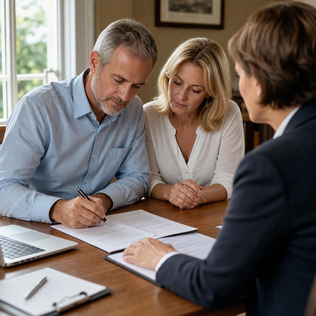 Multiple beneficiaries discussing