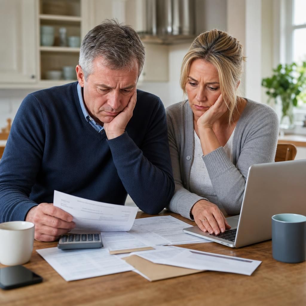 Illustration showing the effects of mortgage arrears