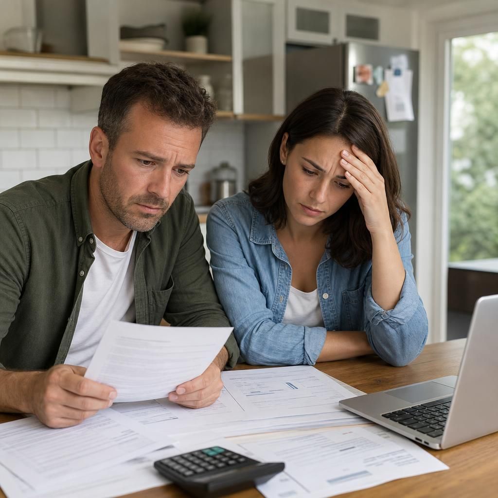 Image symbolising financial stability after selling