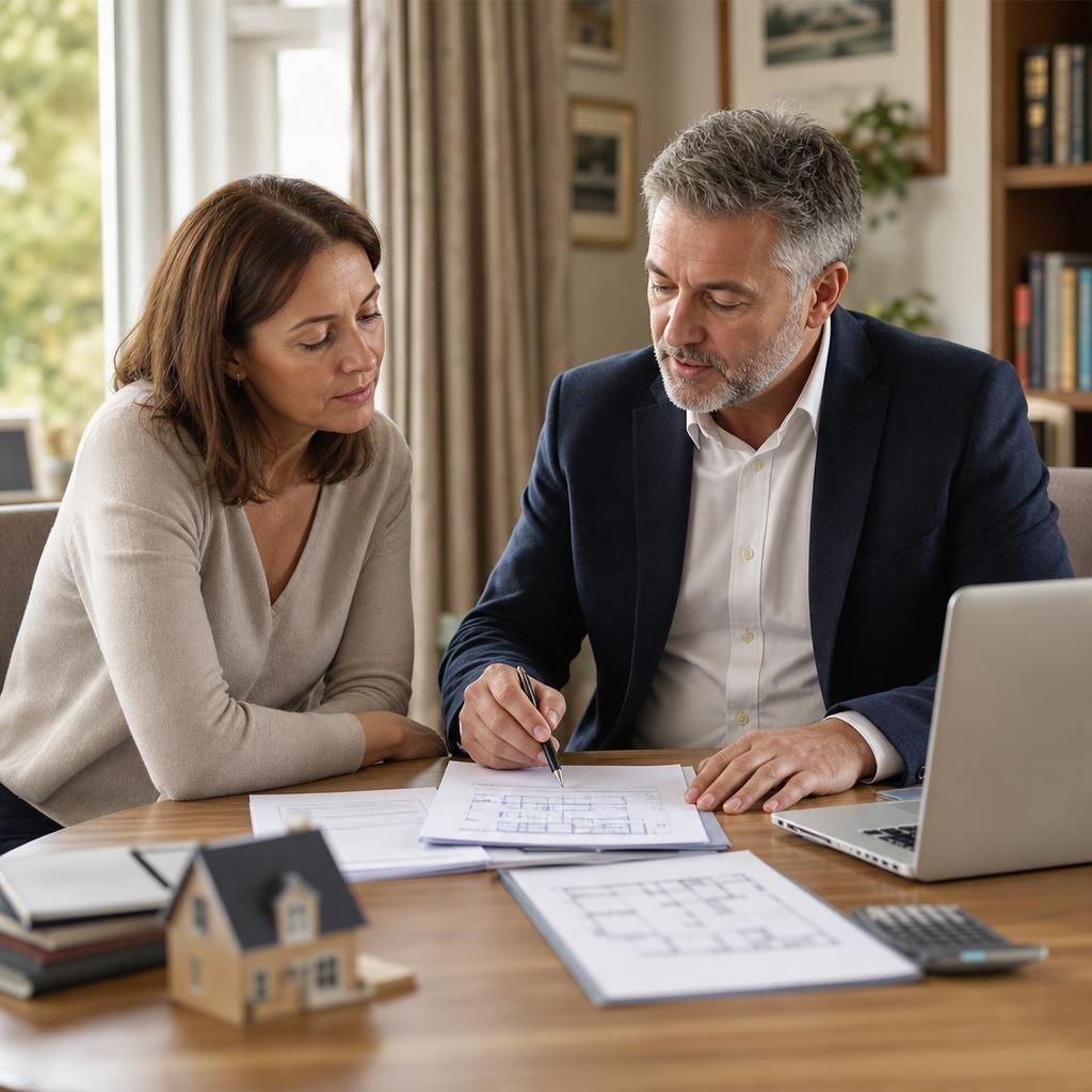 Property appraisers discussing an estate