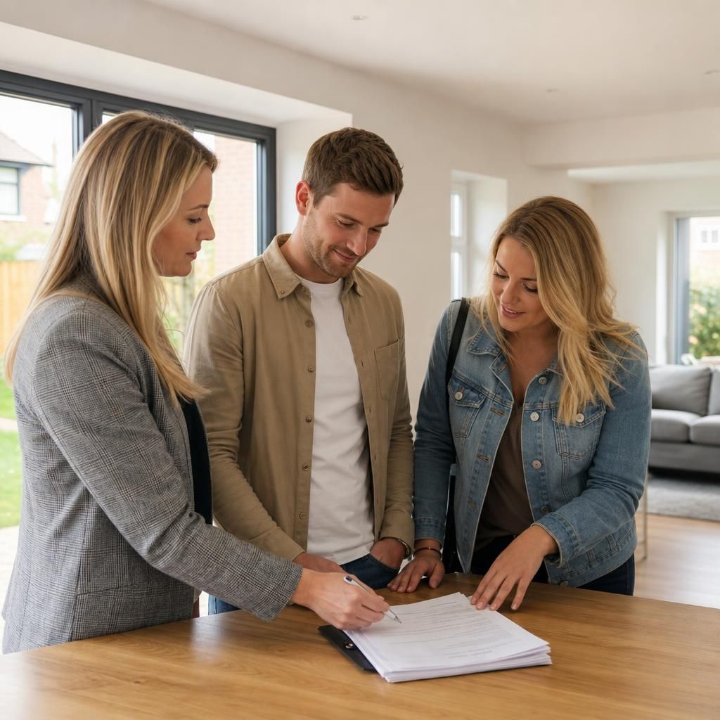 Organised property sale documents