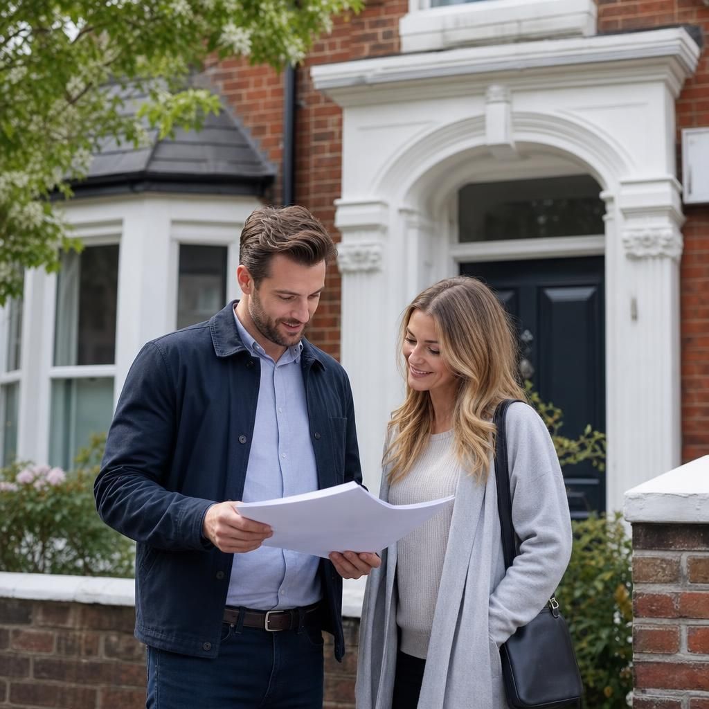 A real estate expert evaluating a property